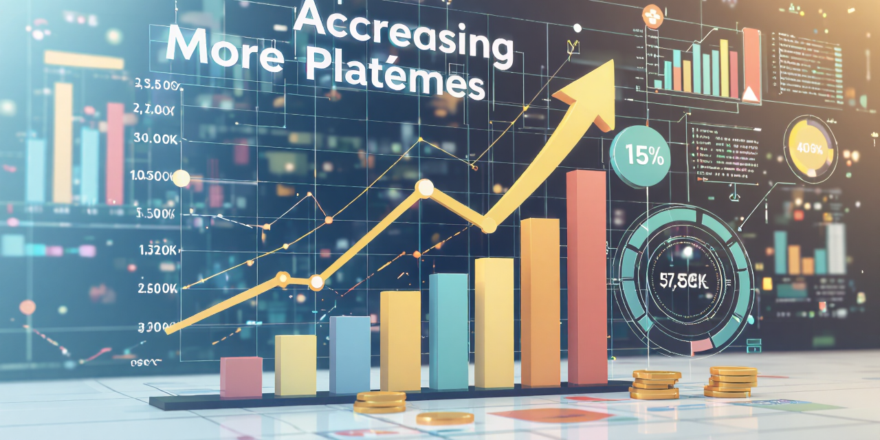 Revenue increase chart by number of platforms